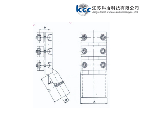 三門峽耐熱導線/大截麵導線螺栓型設備線夾